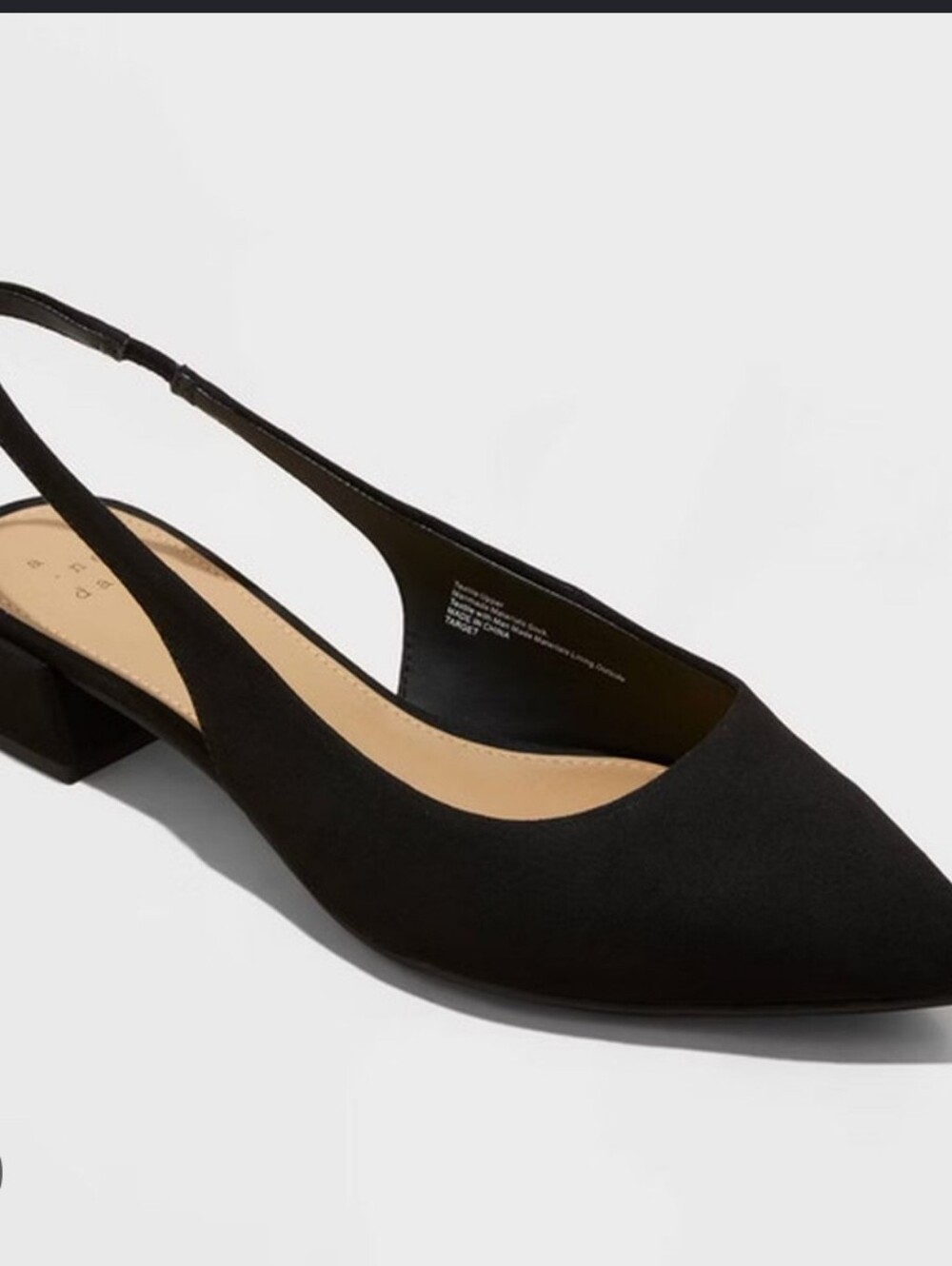 A New Day Women's Elle Slingback Pointed Toe Heels Size 8